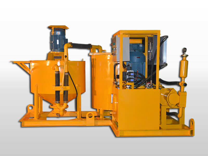 electric grout station