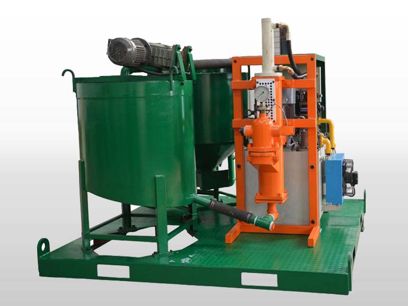 grout pump plant